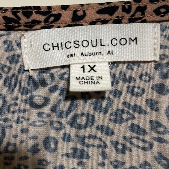 Super cute cheetah print shirt! - Picture 2 of 3